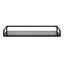 Tablette d'appoint rectangulaire en métal et verre Chainbridge-464407354