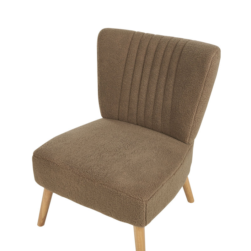 Munnsville Upholstered Accent Chair, Brown