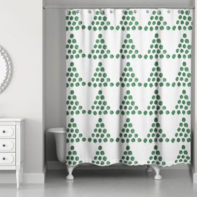 Rideau de douche à pois Ronderick