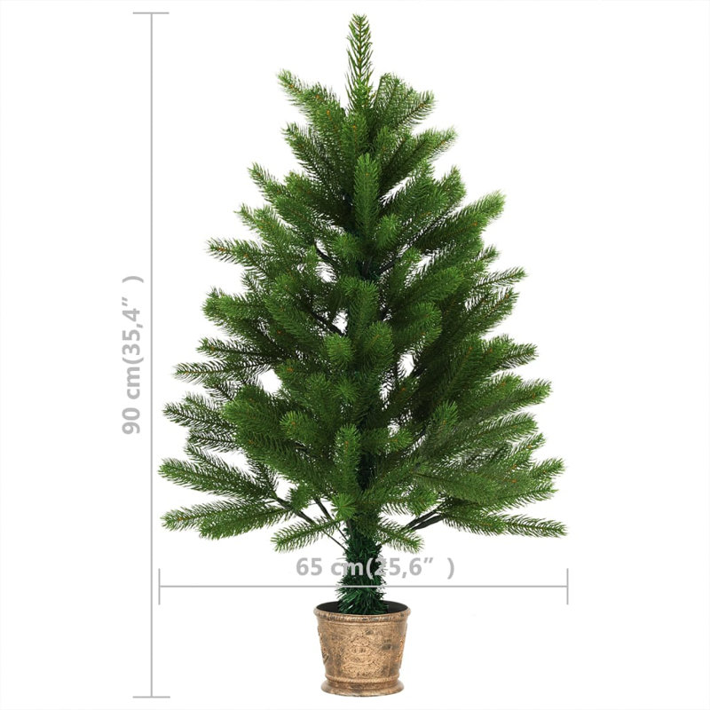 Artificial Christmas Tree with LEDs&Ball Set, 2.95ft H