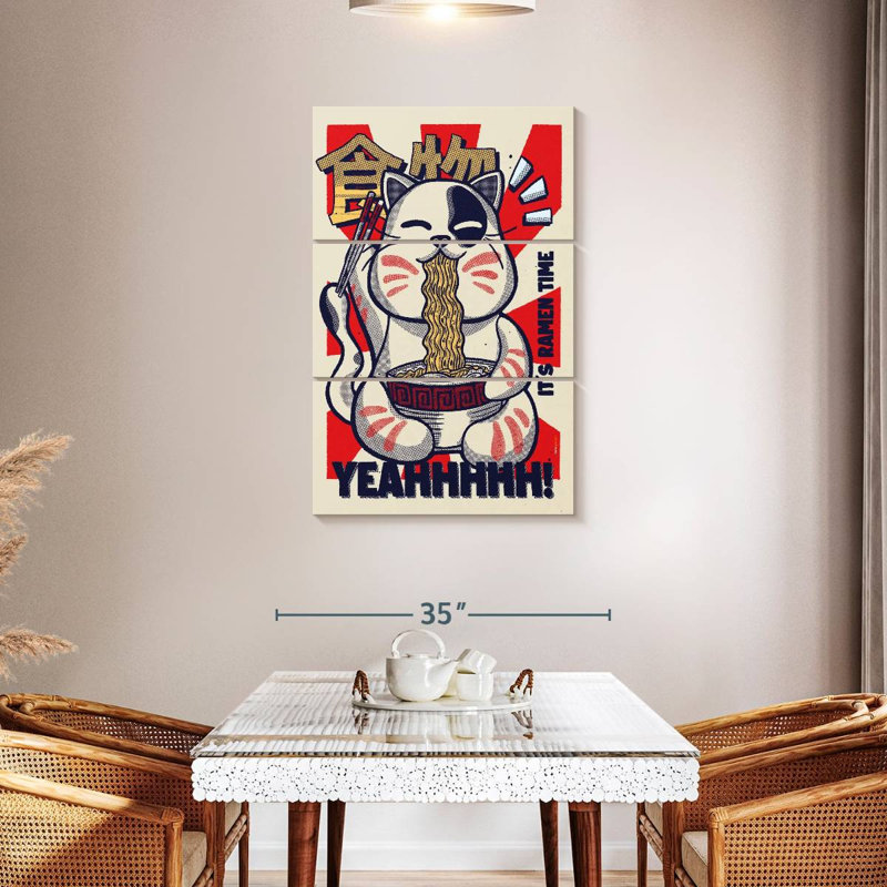Yarlin It's Ramen Time, 45" H x 28" W