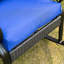 Chaise berçante d'extérieur en osier avec coussins rembourrés-1012016905