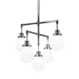 Elwell 5 Light Chandelier Shown With 5" Glass