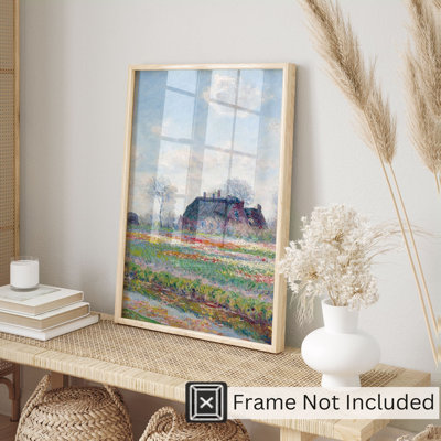«Landscape and Nature Claude Monet - Tulip Fields at Sassenheim», reproduction d'art classique sans cadre