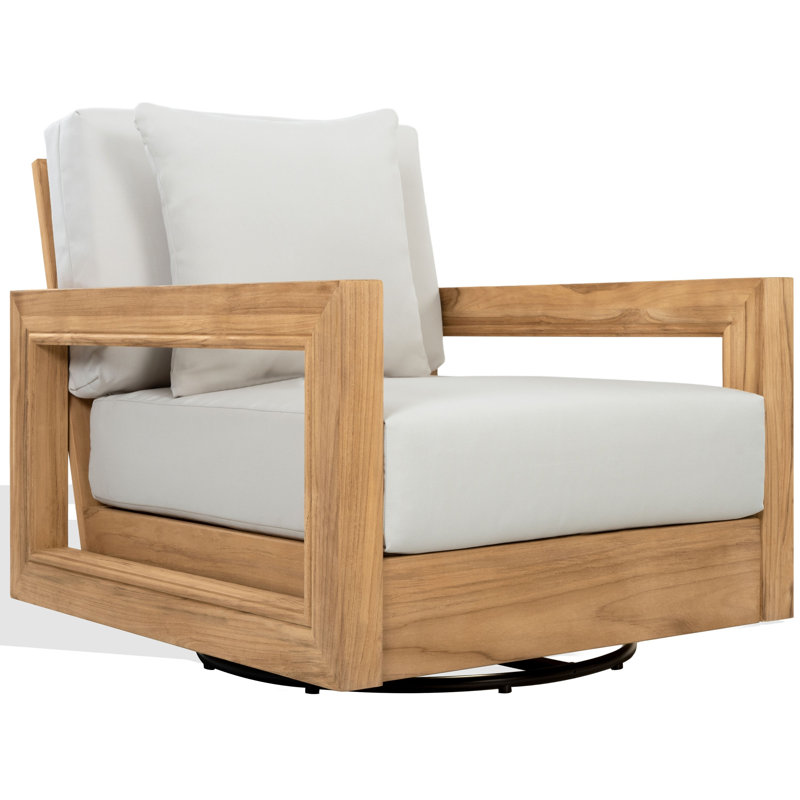 Chaise pivotante en teck Montford
