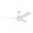 52 Inch Spyn Lite Fan in White with  Matte White Blades-1350079107-1350079106