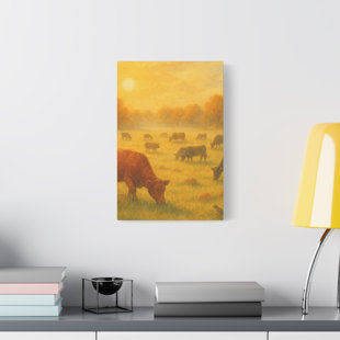 Aaroon Single Picture Frame Print on Canvas