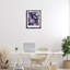 «Purple Daisy Days», art mural encadré sur toile flottante, design par Heather Desormeaux-1199571898-1199571893