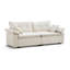 Canapé de 88,9 po de large avec repose-pieds, canapé modulaire Cloud, canapés modulaires pour le salon, revêtement capitonné en forme de nuage sans dossier, dossier capitonné et design moderne-1535532180