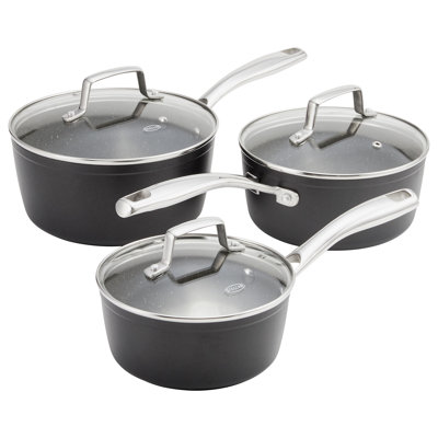 Rocktanium 6 - Piece Non-Stick Aluminum Cookware Set
