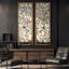 Ensemble de 2 toiles encadrées 20 x 60 pouces Vintage Floral and Bird Tree-1418148441