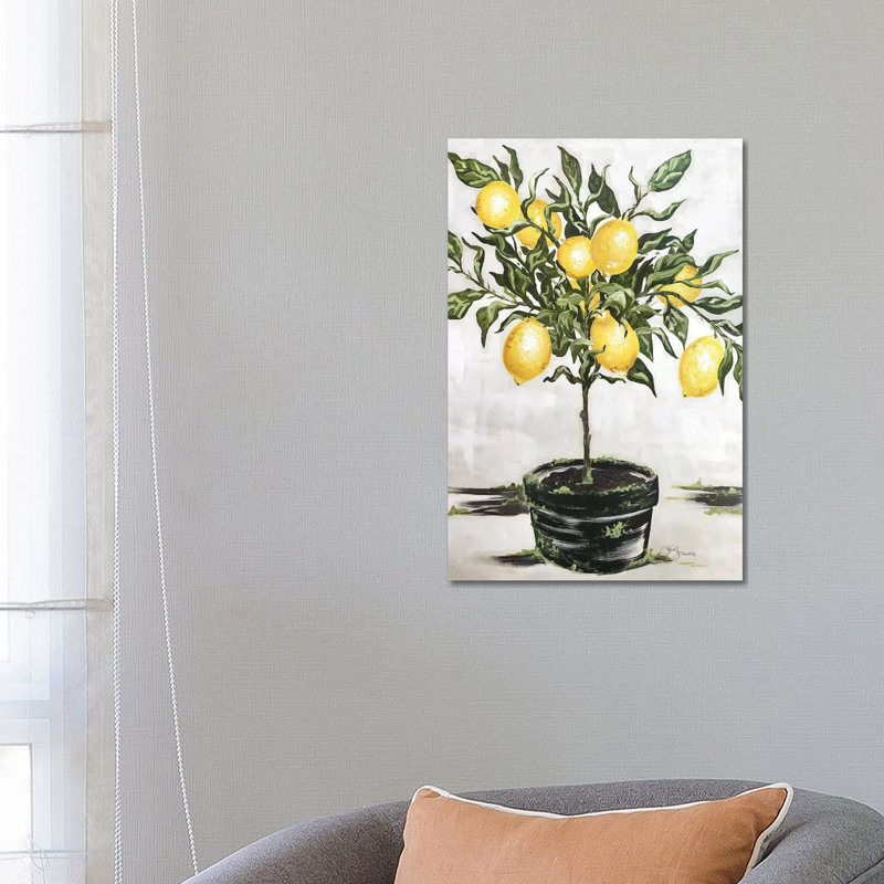 Lemon Tree - Wrapped Canvas Print, 66.04 cm H x 45.72 cm W x 3.175 cm D