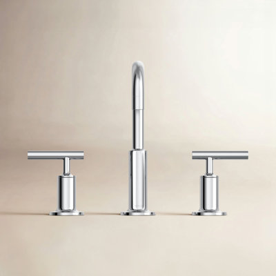 Purist Low-Handle Widespread Bathroom Faucet