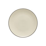 Stacked Organic Handmade Stoneware Dinner Plate