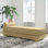 Lit de jour convertible Kaylena ‑ canapé-lit pliant avec matelas pour taille de lit grand et oreillers en mousse mémoire de forme