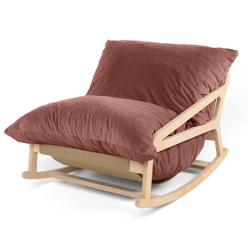 Chaise berçante Pillow Saxx Bean Bag, Rose