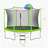 10FT Trampoline for Kids with Safety Enclosure Net, Basketball Hoop and Ladder