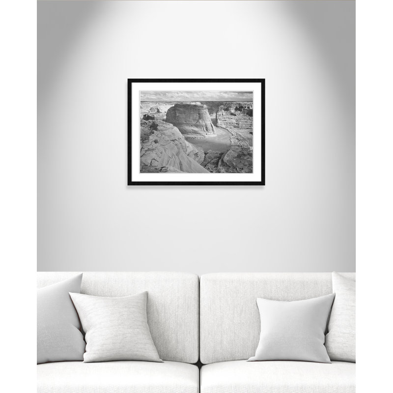 Canyon De Chelly Arizona 2 par Adams - Photographie de cadre, Noir, H 17 po x l 23 po x P 0,75 po