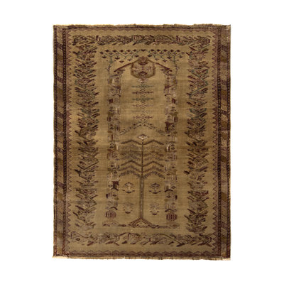 One-of-a-Kind 4'2" X 5'6" Hand Knotted Area Rug