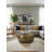 Hammered Antique Brass Coffee Table-170867959