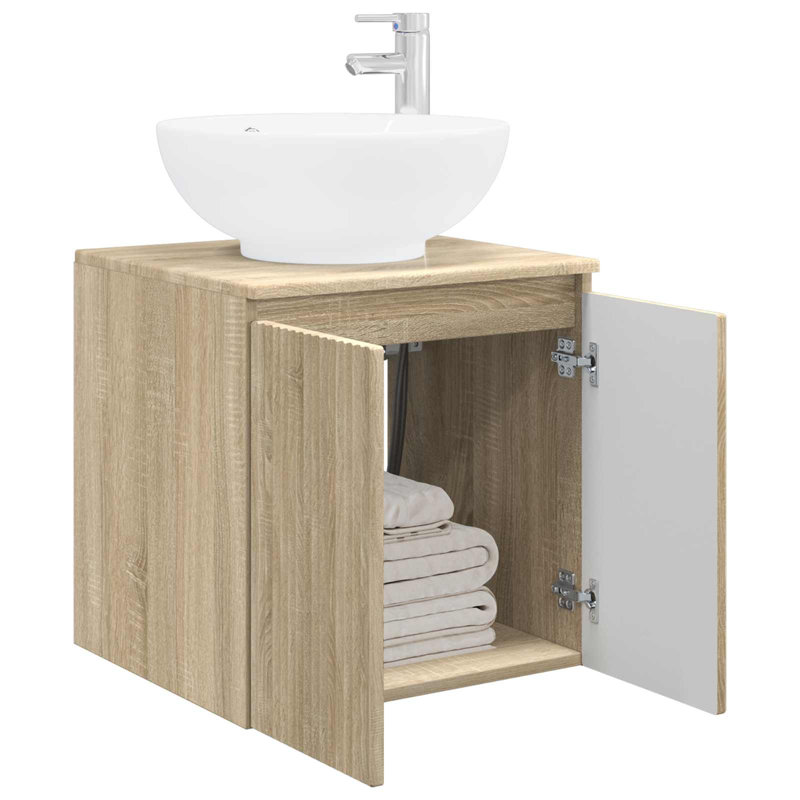 495 mm Bathroom Vanity, Sonoma Oak
