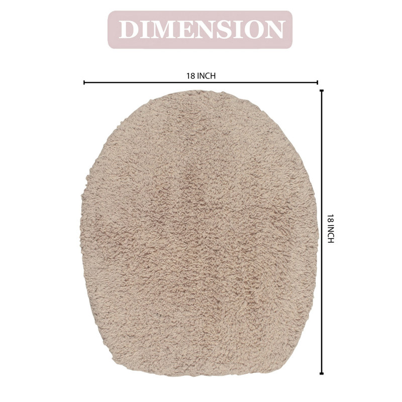 Couvercle de toilette 100% coton, Lin lin