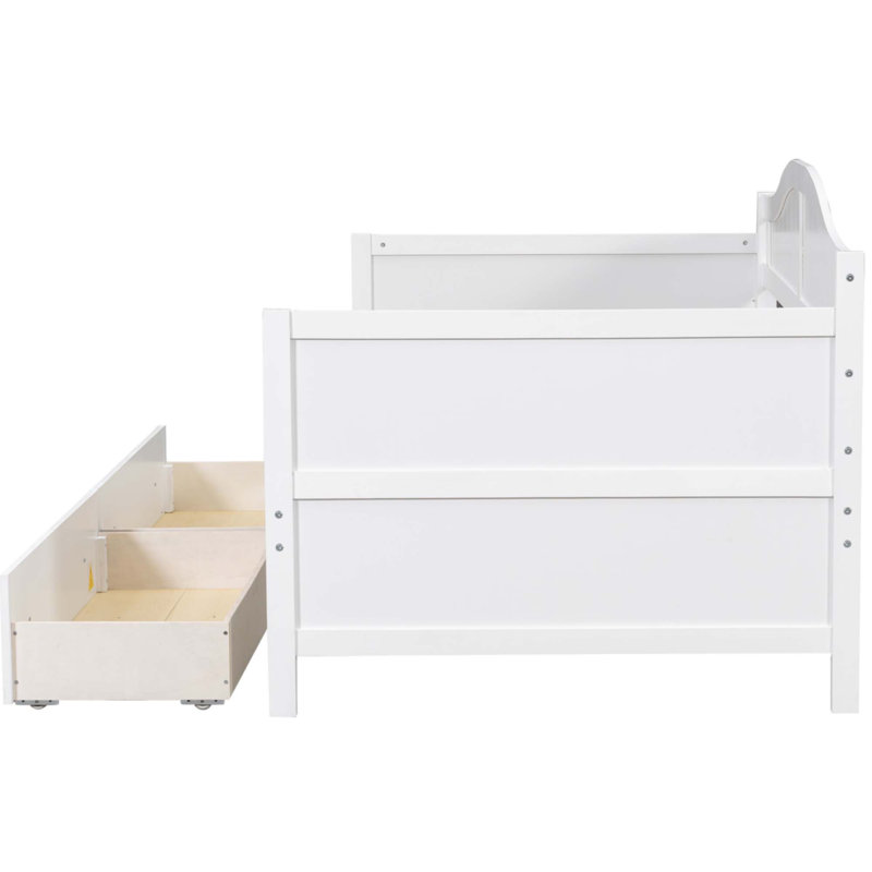 Lit de jour simple en bois