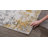 Rug Branch Solenne 2' x 2' (2'3" x 2') Gold/Grey Abstract Indoor Doormat Rug, Contemporary, Medium Pile, Stain-Resistant Entry Carpet - Front Door, Mudroom, Hallway and Kitchen-1487568531