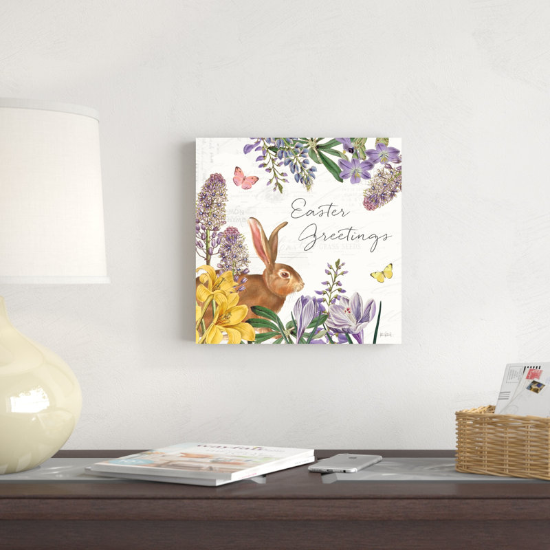 Jardin de Pâques V, H 12 po x l 12 po x P 1,25 po