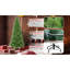 Arbre de Noël mince de 4 pi, 424 branches Pe + réalistes, branches articulées pour une installation simple, entrées de support stables et petits espaces décoratifs en saison festive, pointes mixtes de 48 pouces, structure facile en métal