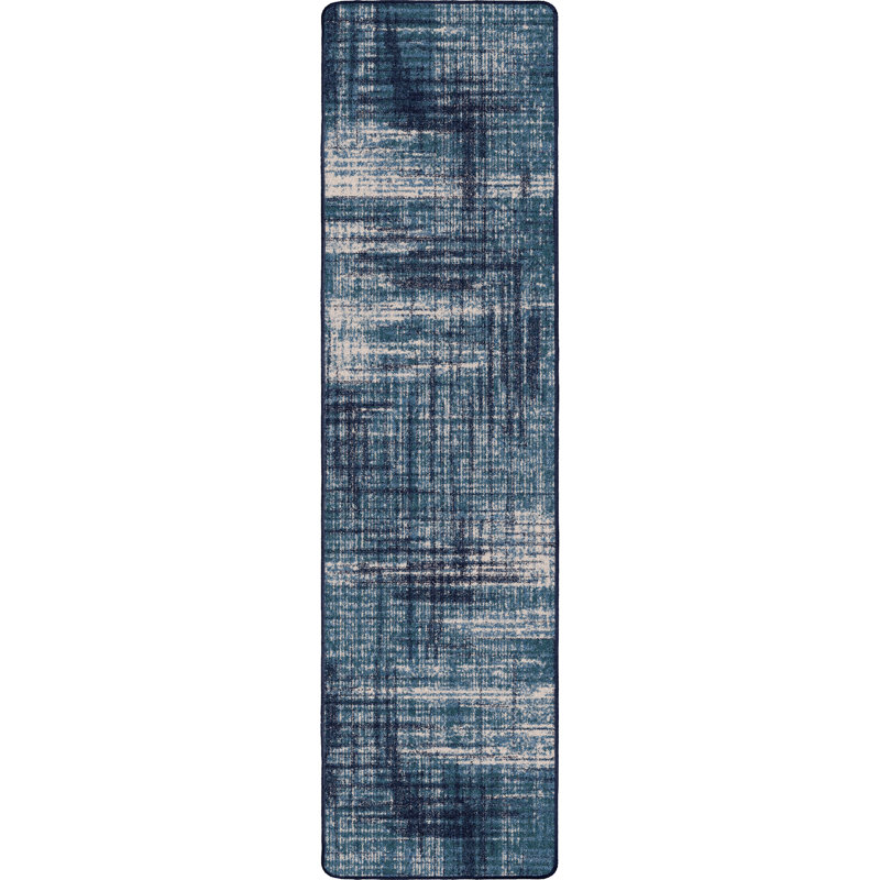 Tapis à motif abstrait simple Res Resence, Tapis de couloir 2 pi 1 po x 7 pi 8 po