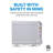 Newair Portable Under Desk 400W Space Heater with Slim Fit Design and Energy Efficient Operation