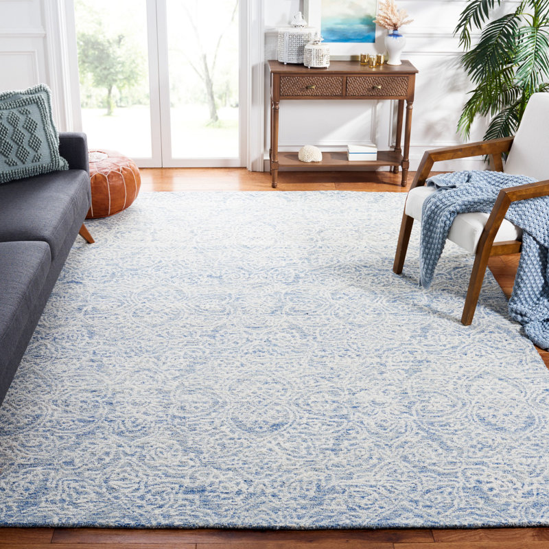 Tapis oriental en laine et coton touffeté à la main Metro, Rectangle 5 pi x 8 pi