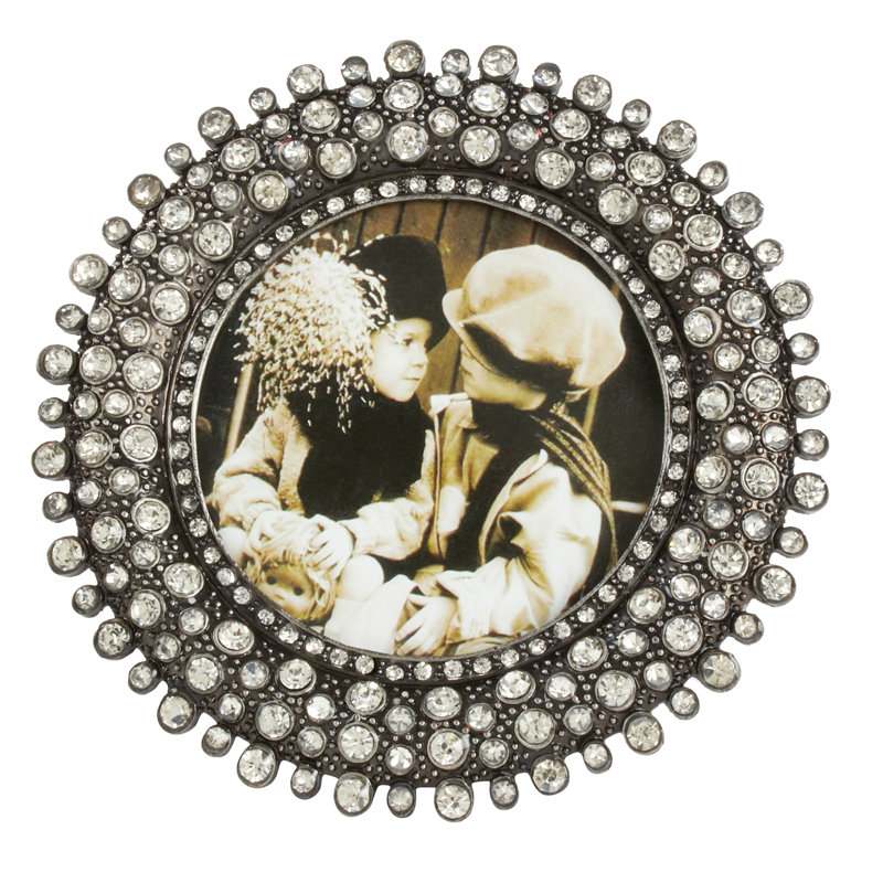 Cadre photo à bijoux rond Orear
