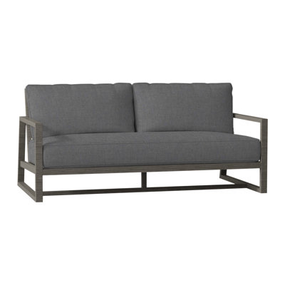 Avondale Aluminum Loveseat - Slate Gray