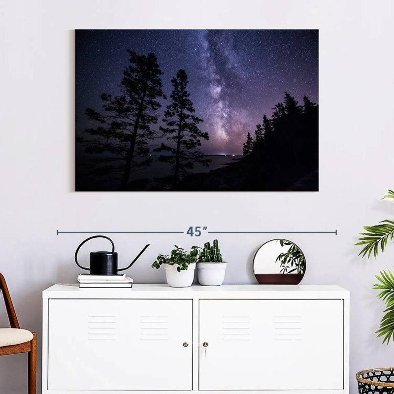 Oberle la Voie Lactée au-dessus du parc national Acadia III, H 30 po x l 45 po