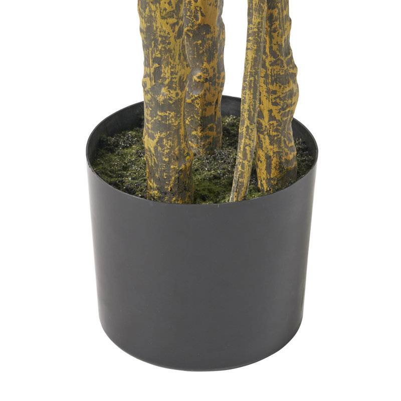 Fleeman Faux Monstera Tree in Pot, 60" H x 30" W x 43" D