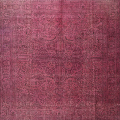 Tapis traditionnel rouge / mauve Guccione