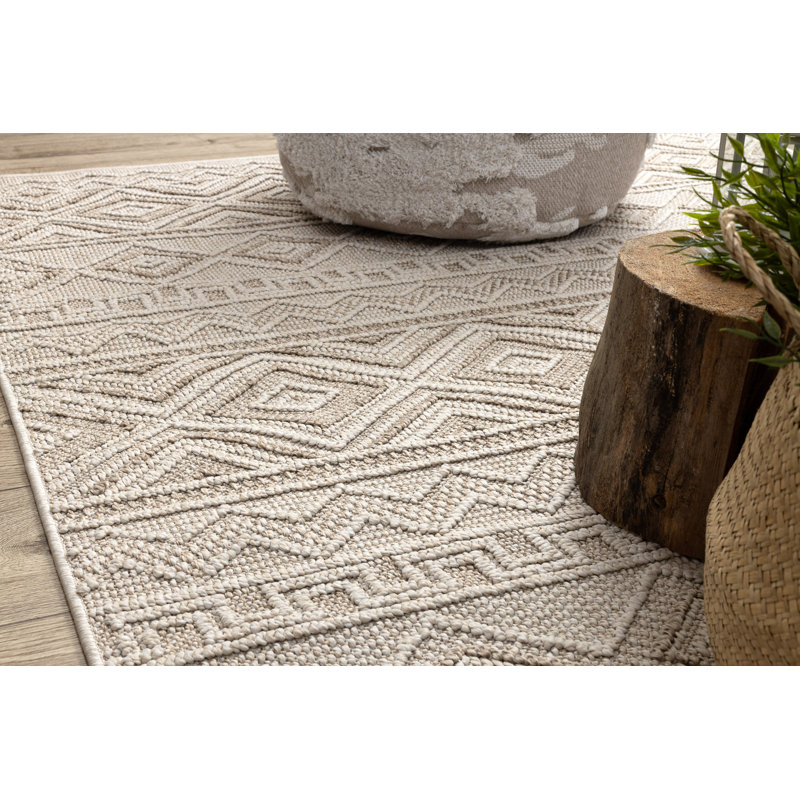Celesse Flatweave Area Rug, Rectangle 60 x 110cm