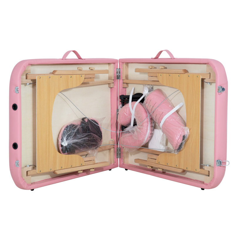 Fauteuil de massage en faux cuir, Similicuir rose