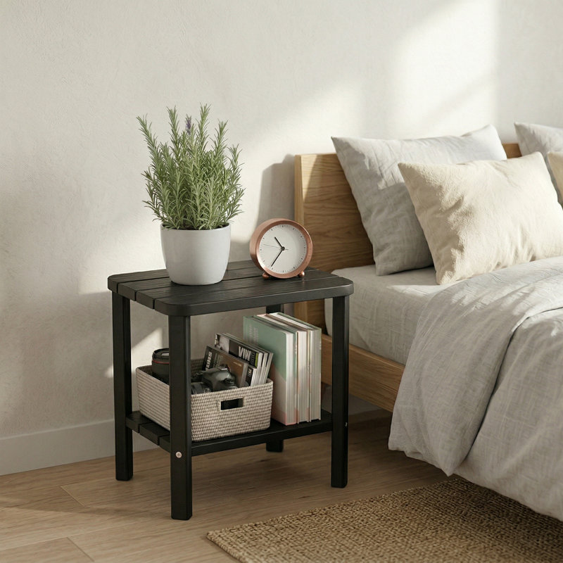 Outdoor Side Table, 2-Tier Small