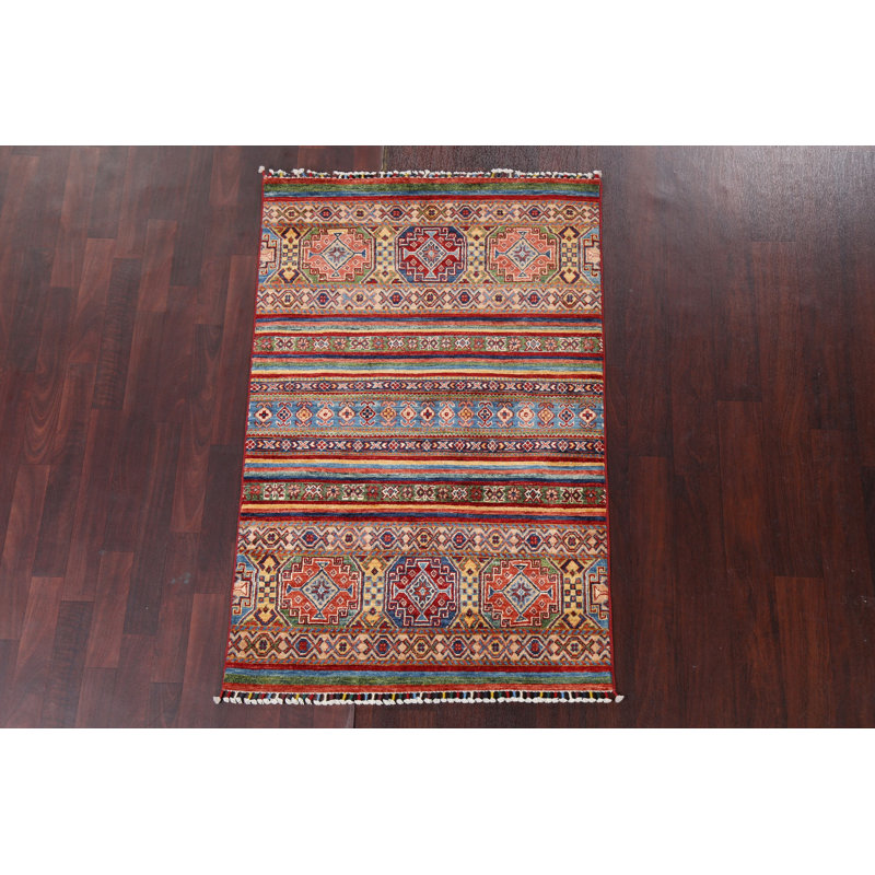 Tapis fait à la main Kazak 3x5