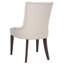 Fauteuil capitonné en lin 19 po H têtes de clou en nickel-119319492