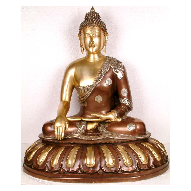 Grand Bouddha appelant la Terre à être son témoin