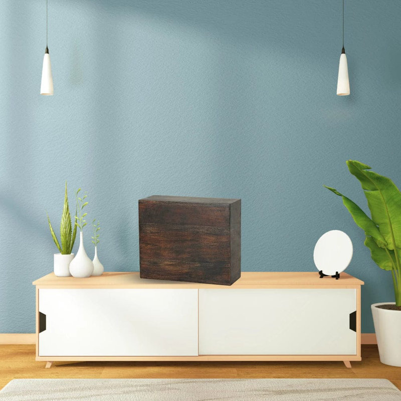 Modern Essential Large Adult urn, Sable