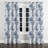 French Country Window curtains - Blue Classic Toile Velvet Grommet Curtain - 1 Panel-2093917227-2093917224