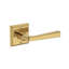 Kinsella Privacy Lever with Traditional Square Rose in Matte Black-351298498