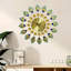 Horloge murale élégante 18 po Silent Peacock Design