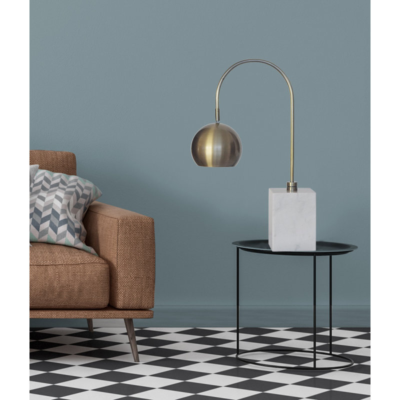 Lampe de table transitionnelle en marbre 1 lumière