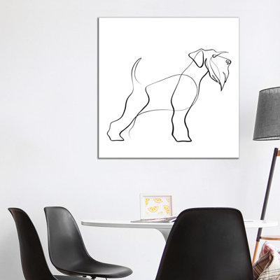 Schnauzer by Dane Khy - Wrapped Canvas Gallery-Wrapped Canvas Giclée